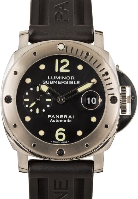 used panerai submersible|pre owned panerai submersible.